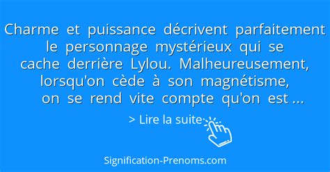 prenom lylou|Signification du prénom lylou, origine lylou , etymologie lylou